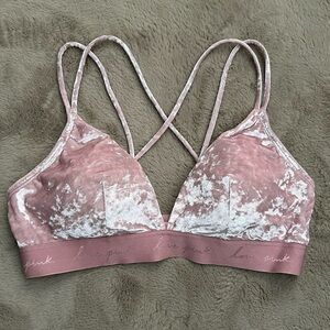 Pink By VS Vevet Bra
